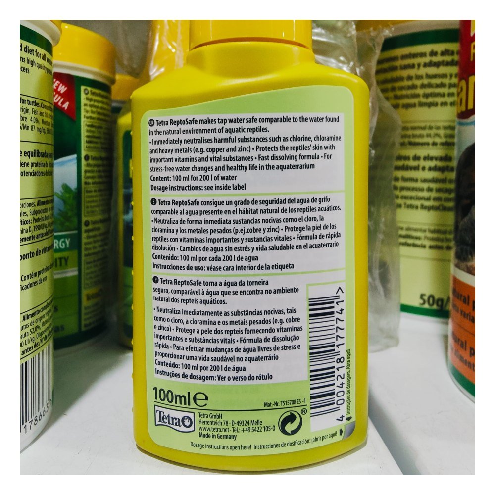 Tetrareptosafe 100 Ml. Acondicionador Agua