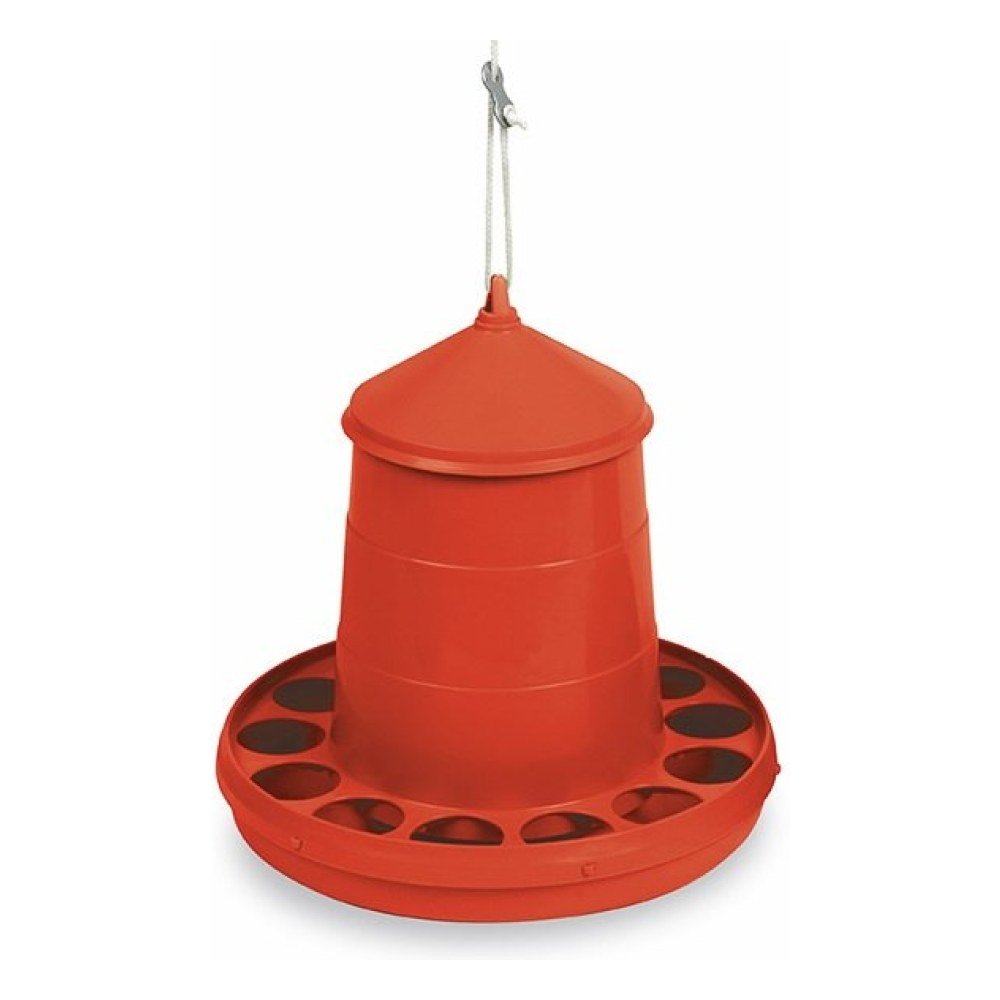 Tolva Plastico Ave 2 Kg. Rojo