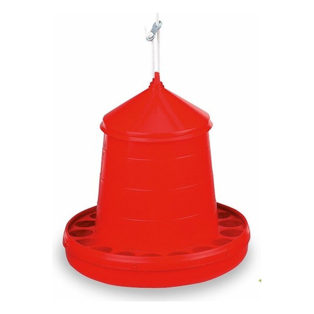 Tolva Plastico Ave 4 Kg. Rojo