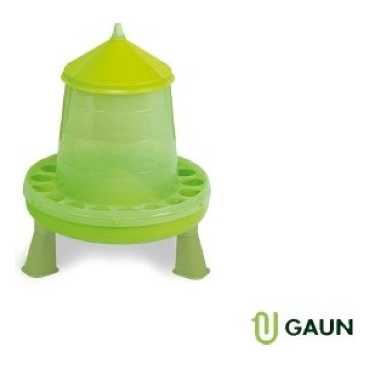Tolva Plastico Aves 4 Kg con Patas. Pistacho