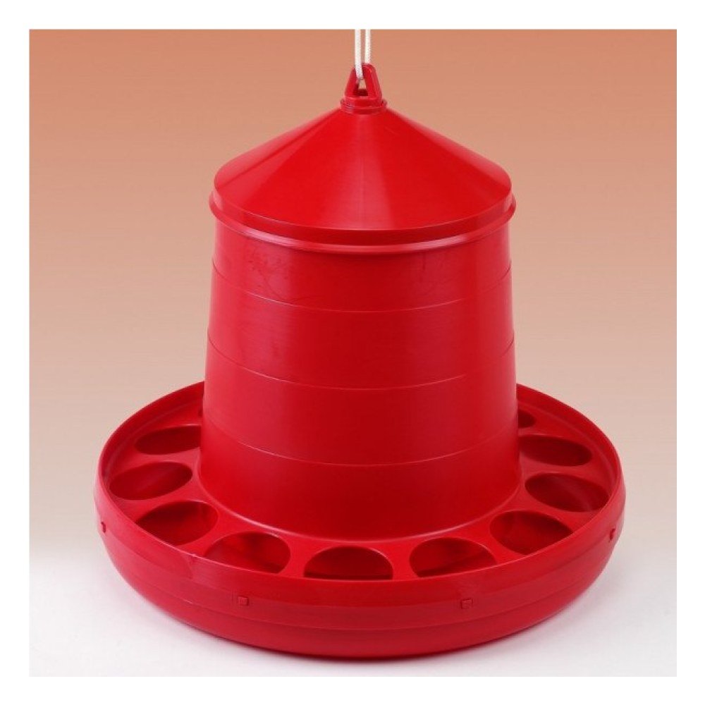 Tolva Plasticos Ave 12 Kg. Rojo