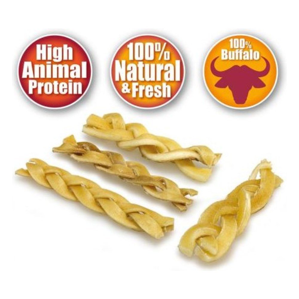 Trenzado de Piel de Búfalo – 100 Gr. -12cm