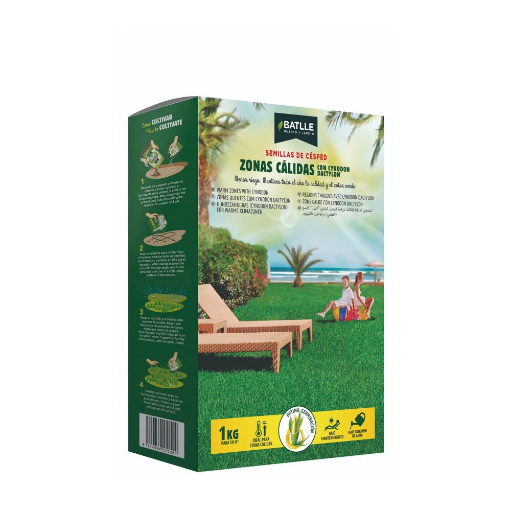 Cesped Zonas Cálidas con Cynodon Dactylon 1 Kg