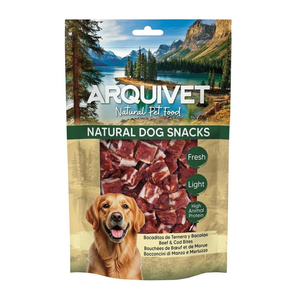 Bocaditos de Ternera y Bacalao 100 g Arquivet