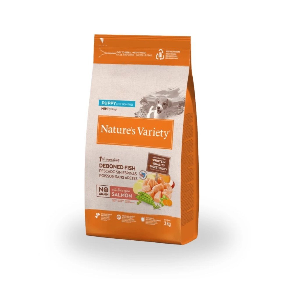 Natures Variety N.g. Puppy Mini Salmon 3Kg.