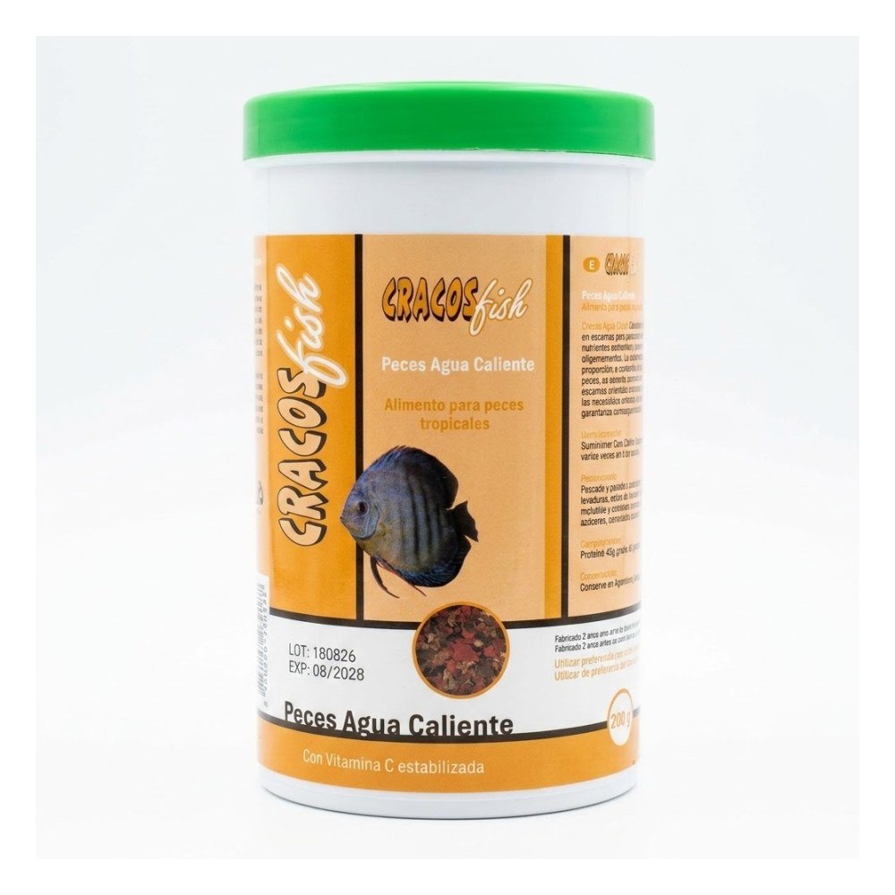 Peces Agua Caliente Cracos 200 Gr.