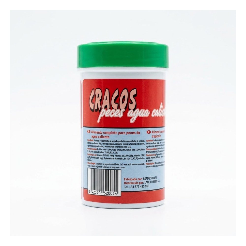 Peces Agua Caliente Cracos 25 Gr.
