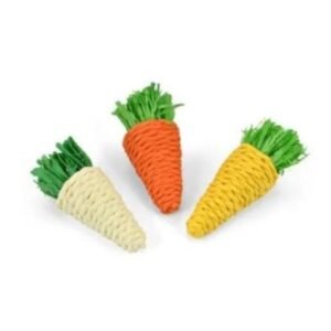 Juguete Roedores Carrot Pack 3 Zanahorias